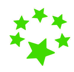 Academy of Terra six-star emblem — green Glimmer element of the MYSTORiQ realm